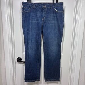 Boden Button Fly Denim Jeans Women’s 14 Straight Fit